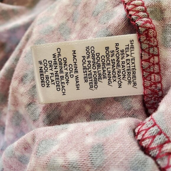 Loft Small Empire Maxi Dress Poly Knit Sleeveless - Picture 7 of 7